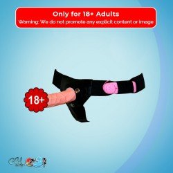 LeLuv 7.5 Vibrating and Rotating Female Lesbian Strap On SO-011