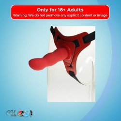 Red Deep Climax Strap On Dildo Realistic Penis Harness SO-021